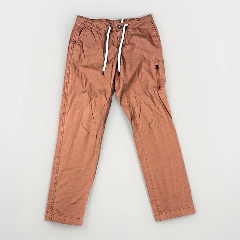 Vuori Pants Women's Small The Rise The Shine Ripstop Mauve Ankle Jogger Zip